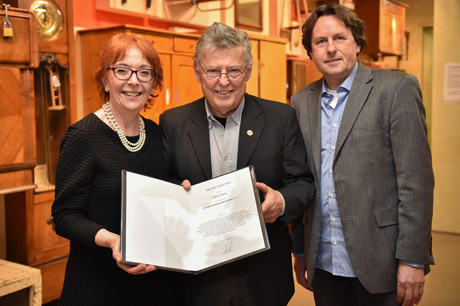 Bilz-Preis-Verleihung. Dr. Lale Akgün, Dr. Fritz Bilz und Roland Schüler