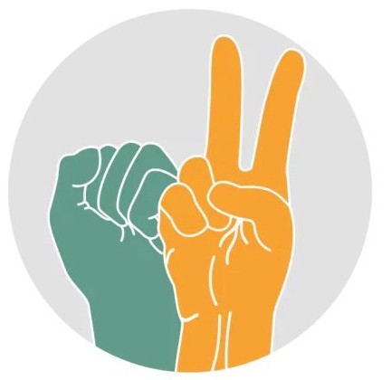 Logo der Kampagne Wehrhaft ohne Waffen